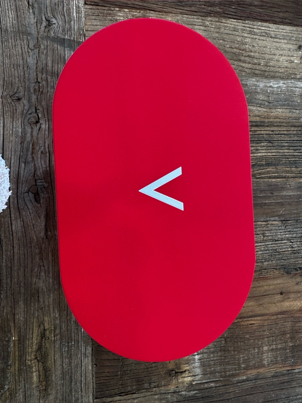 Red Oval Box with White C Logo